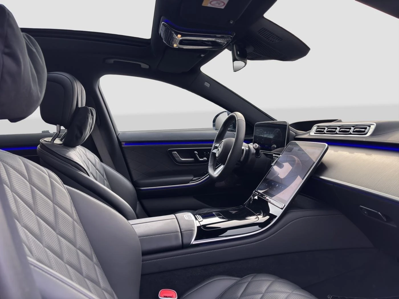 Mercedes-Benz S 500 AMG/ LONG/ 4 MATIC / BURM / 360 / HUD /SOFT / PANO, снимка 16 - Автомобили и джипове - 55146243