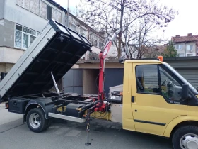 Ford Transit САМОСВАЛ С КРАН, снимка 1