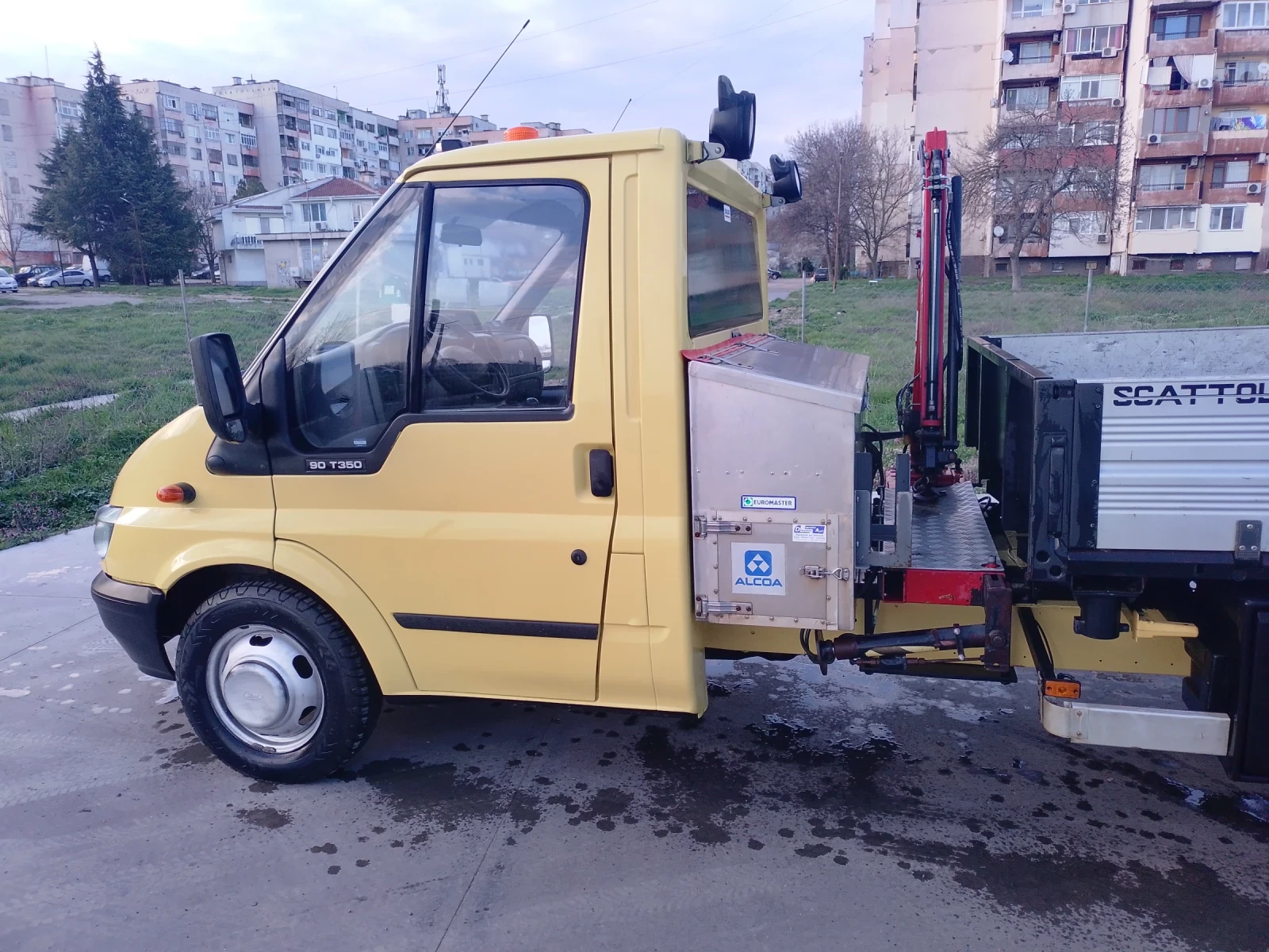 Ford Transit САМОСВАЛ С КРАН, снимка 11 - Бусове и автобуси - 54394375