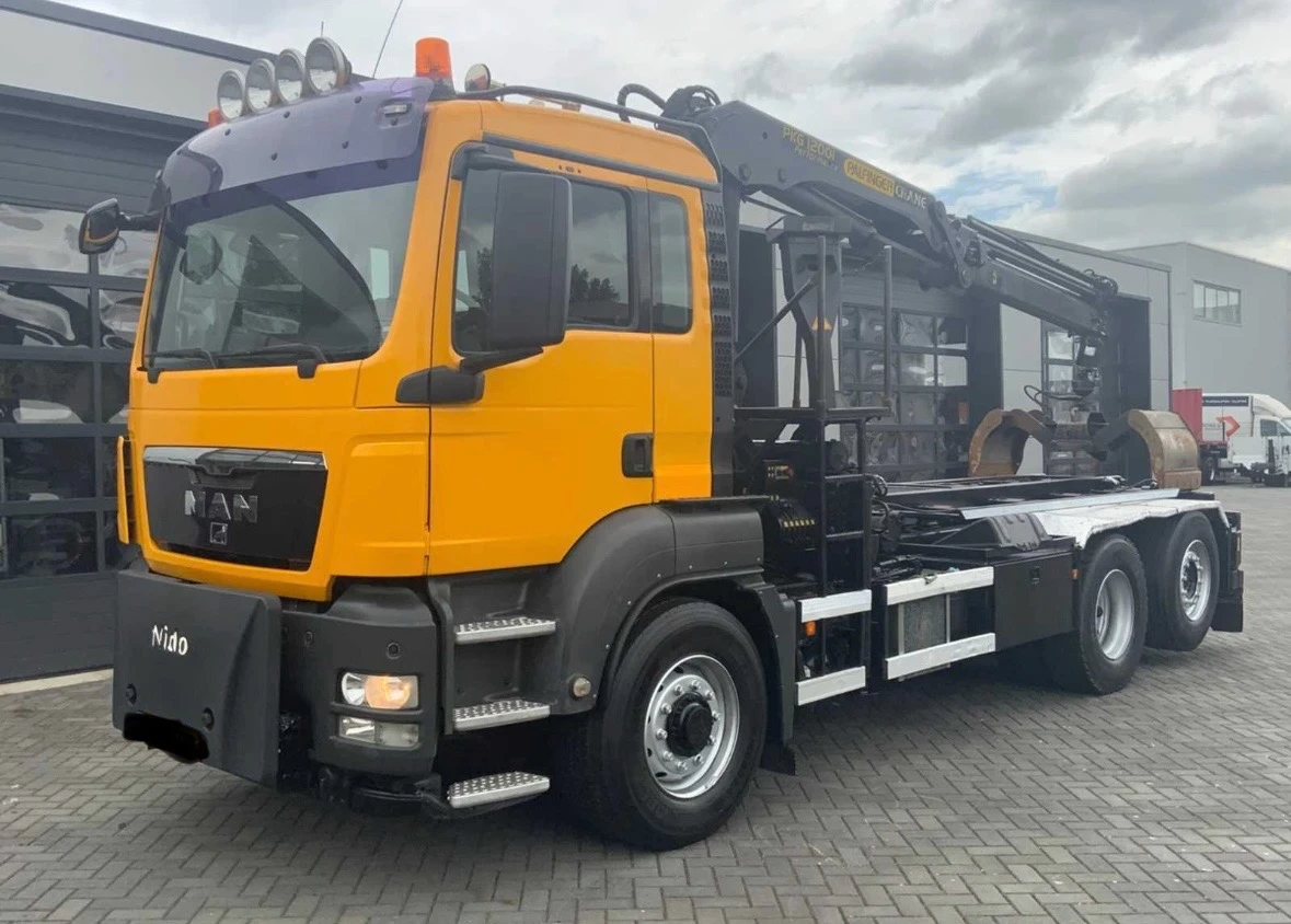 Man Tgs TGS 26.360 6x4 PALFINGER 3 странно изсипване , снимка 1