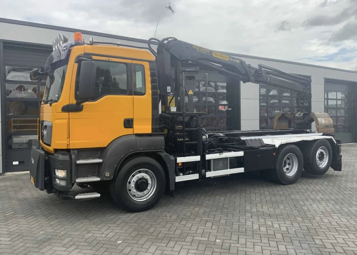 Man Tgs TGS 26.360 6x4 кран PALFINGER КАБЕЛНА система - изображение 2