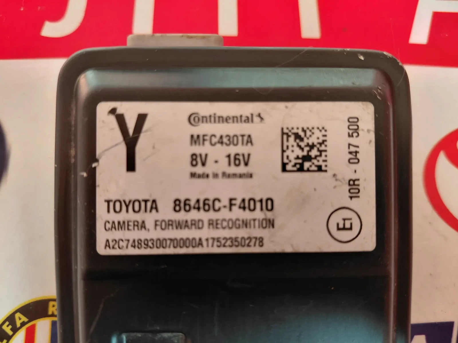 8646C-F4010 Предна камера / радар сензор TOYOTA C-HR 8646CF4010, снимка 2 - Части - 55847438