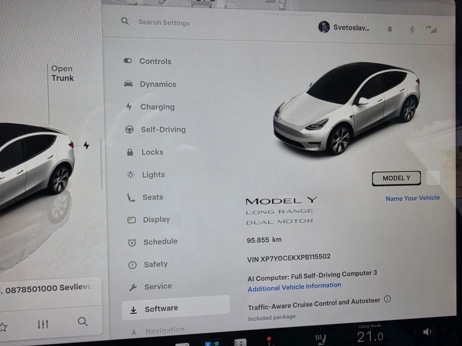 Tesla Model Y LR AWD 2023 Berlin, снимка 11 - Автомобили и джипове - 55671771