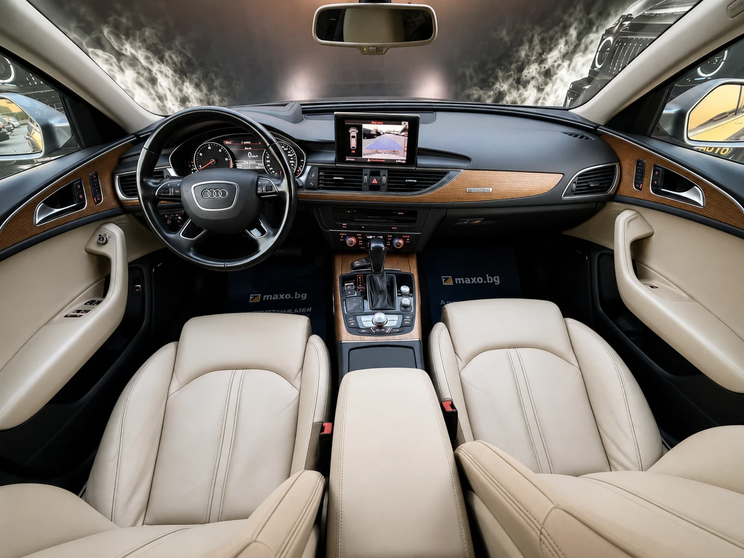 Audi A6 BI-TDI| 320| S-LINE| MATRIX| HEAD-UP| 8ZF| ЛИЗИНГ, снимка 9 - Автомобили и джипове - 55849476
