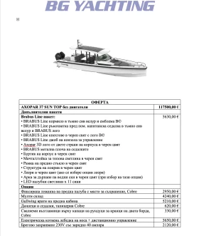 Моторна яхта Axopar 37 Sun Top BRABUS , снимка 12 - Воден транспорт - 48098153