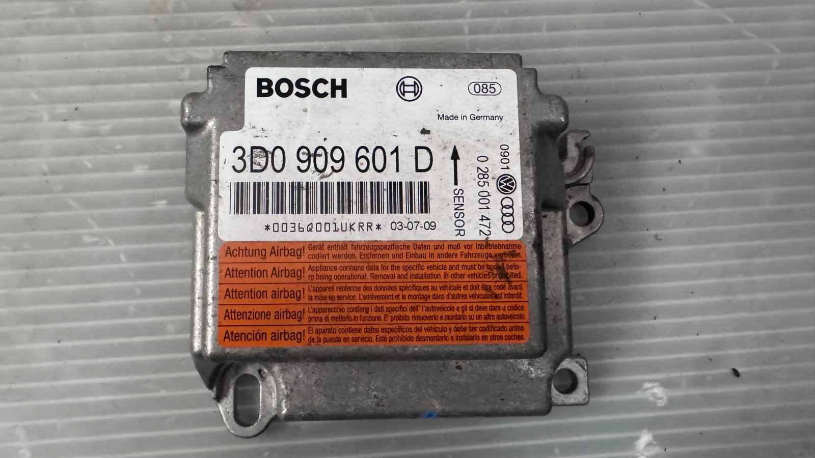 Airbag  /  /  a VW Touareg - 3D0909601 /  0285001472 | Mobile.bg   2