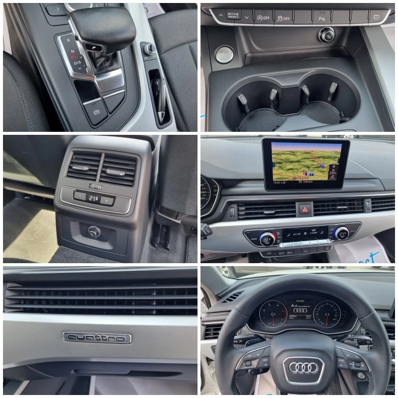 Audi A4 2.0TDi-190ps DSG* 4x4 * ОБСЛУЖЕН, СЕРВИЗНА ИСТОРИЯ, снимка 16 - Автомобили и джипове - 41873457