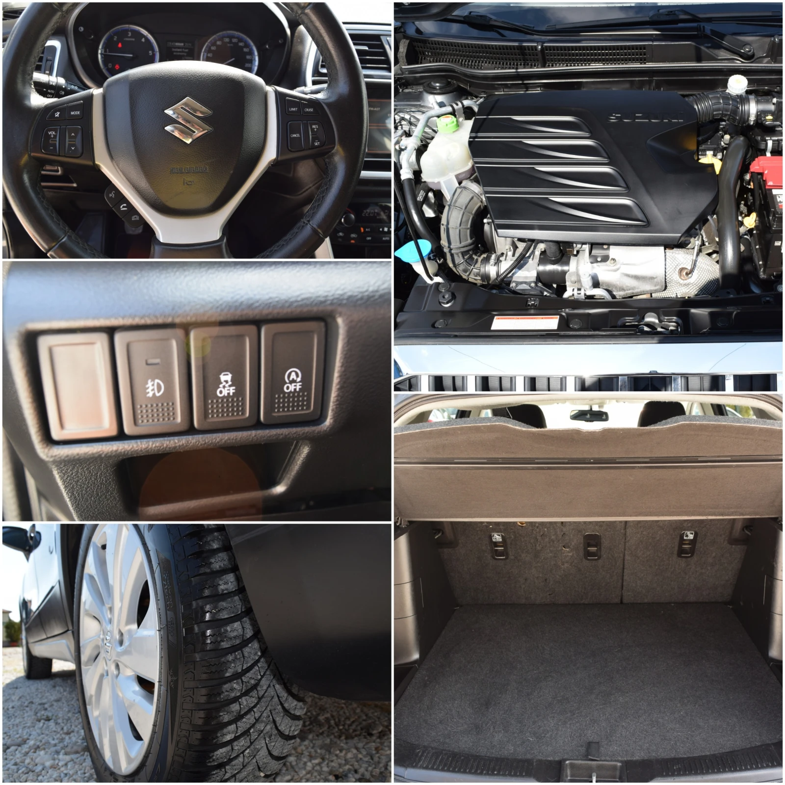 Suzuki SX4 S-Cross 1.6ddis* 4x4* Keyless* Камера* Euro6B, снимка 13 - Автомобили и джипове - 54790728
