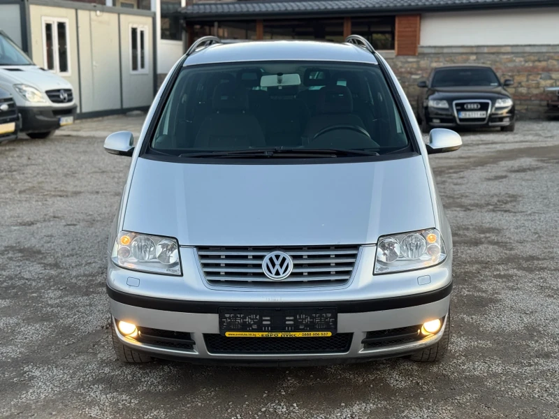 VW Sharan 1.9TDI 131кс 6с 7места ПОДГРЕВ НАВИ КЛИМАТРОНИК , снимка 2 - Автомобили и джипове - 49405638