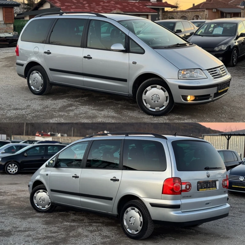 VW Sharan 1.9TDI 131кс 6с 7места ПОДГРЕВ НАВИ КЛИМАТРОНИК , снимка 7 - Автомобили и джипове - 49405638