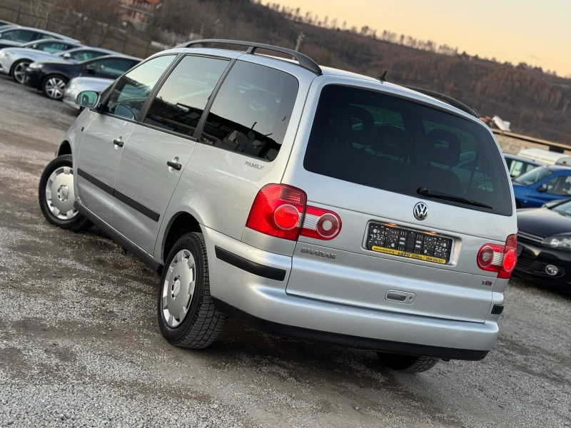 VW Sharan 1.9TDI 131кс 6с 7места ПОДГРЕВ НАВИ КЛИМАТРОНИК , снимка 4 - Автомобили и джипове - 49405638