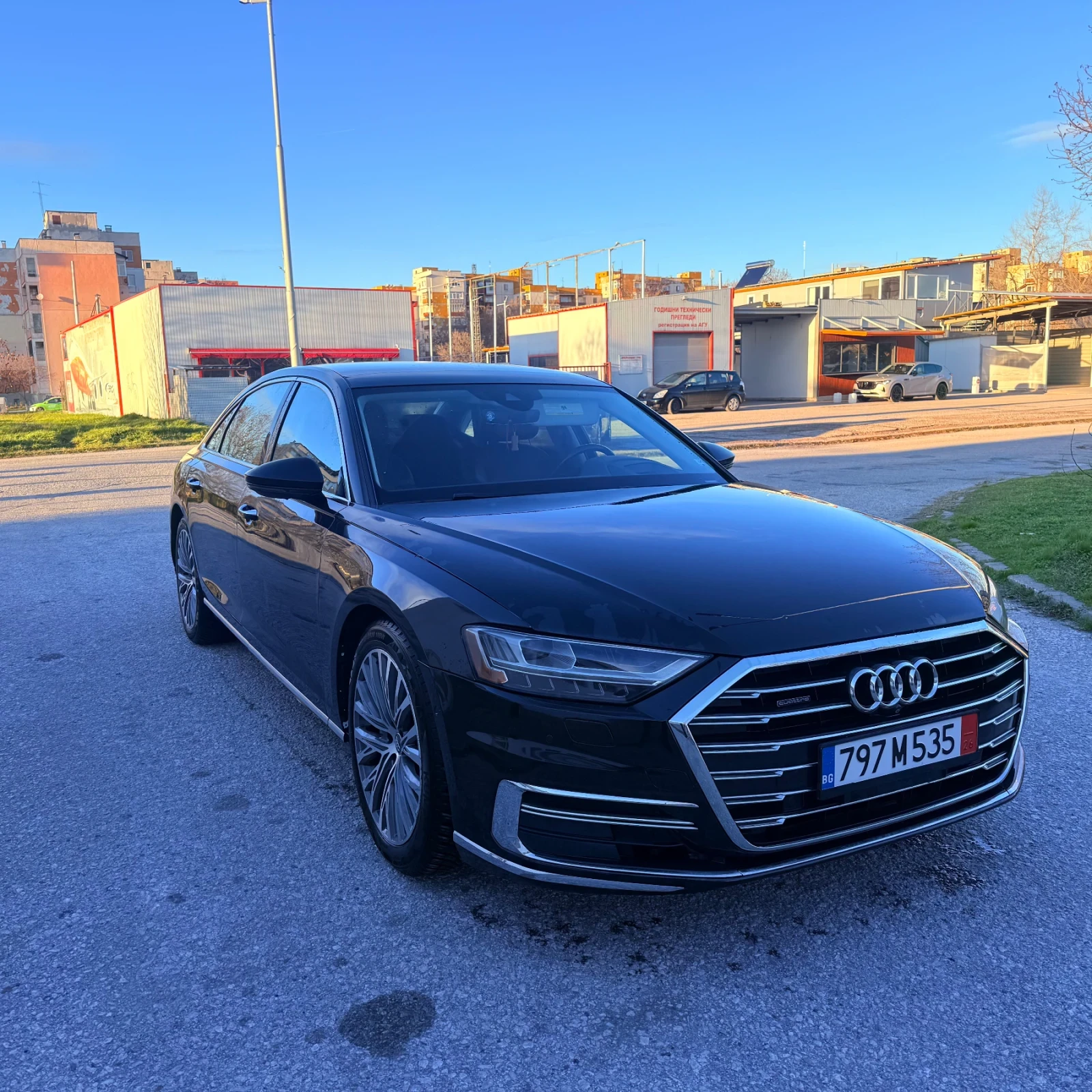 Audi A8 L 3.0 TFSI Mild Hybrid Matrix Обдухване Head up, снимка 1