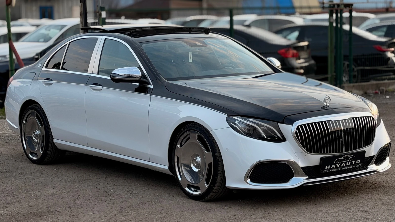 Mercedes-Benz E 220 d= MAYBACH= 3xTV= PANORAMA= , снимка 3 - Автомобили и джипове - 53727623