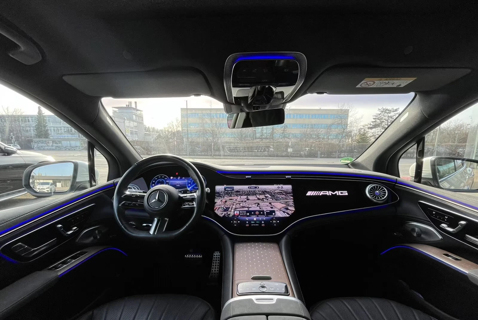 Mercedes-Benz EQS 450SUV/AMG/360HP/4M/HYPER/MASS/162z, снимка 6 - Автомобили и джипове - 53861969