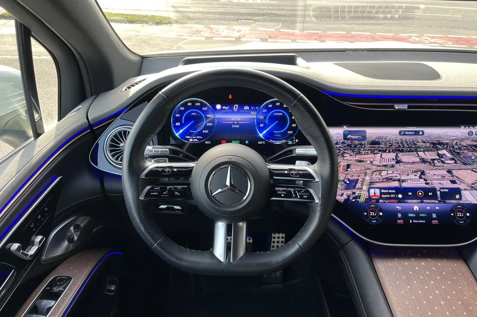 Mercedes-Benz EQS 450SUV/AMG/360HP/4M/HYPER/MASS/162z, снимка 5 - Автомобили и джипове - 53861969