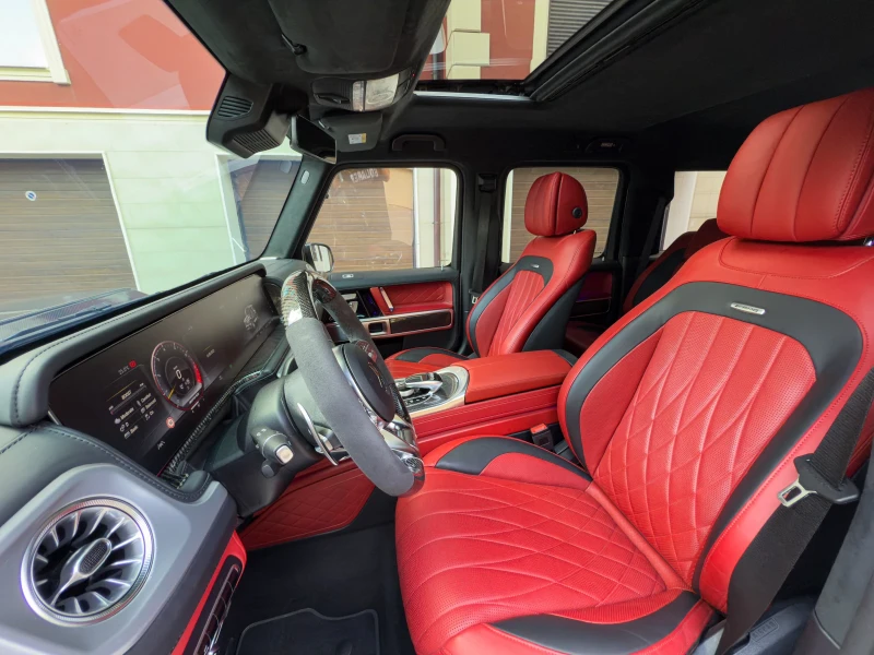 Mercedes-Benz G 63 AMG BRABUS 800* FACE* MAGNO* DIAMOND RED INTERIOR* ЛИЗ, снимка 9 - Автомобили и джипове - 51704857