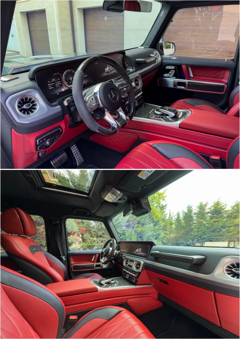 Mercedes-Benz G 63 AMG BRABUS 800* FACE* MAGNO* DIAMOND RED INTERIOR* ЛИЗ, снимка 11 - Автомобили и джипове - 51704857