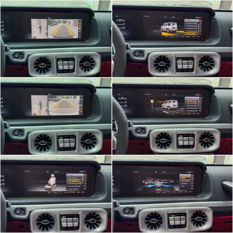 Mercedes-Benz G 63 AMG BRABUS 800* FACE* MAGNO* DIAMOND RED INTERIOR* ЛИЗ, снимка 16 - Автомобили и джипове - 51704857