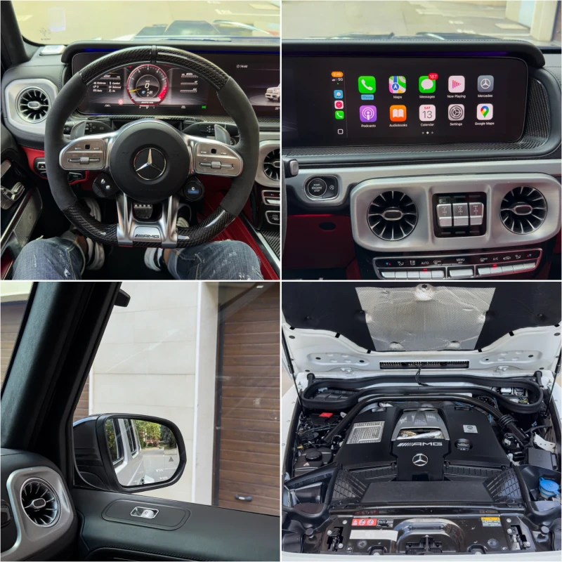 Mercedes-Benz G 63 AMG BRABUS 800* FACE* MAGNO* DIAMOND RED INTERIOR* ЛИЗ, снимка 15 - Автомобили и джипове - 51704857