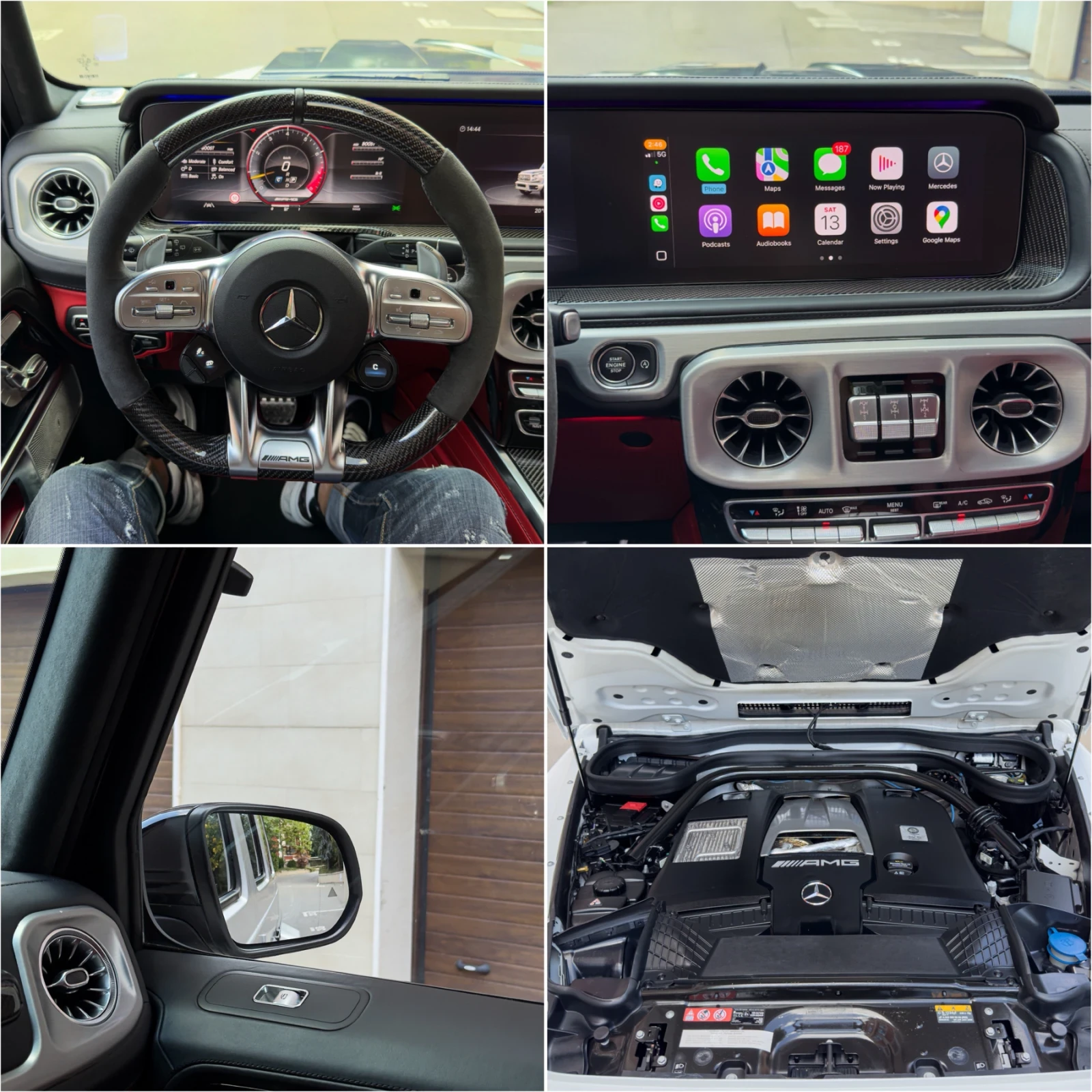 Mercedes-Benz G 63 AMG BRABUS 800* FACE* MAGNO* DIAMOND RED INTERIOR*  | Mobile.bg   15