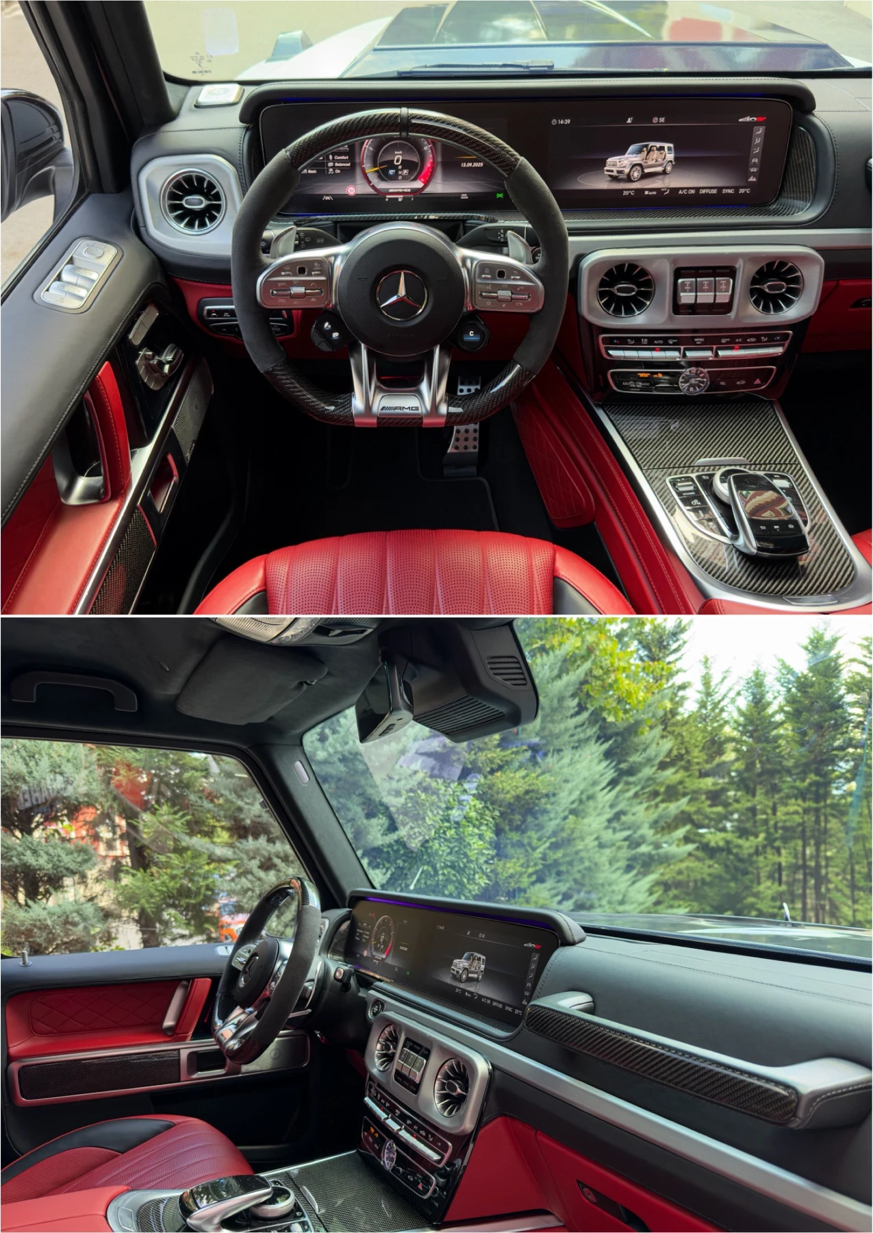 Mercedes-Benz G 63 AMG BRABUS 800* FACE* MAGNO* DIAMOND RED INTERIOR*  | Mobile.bg   12