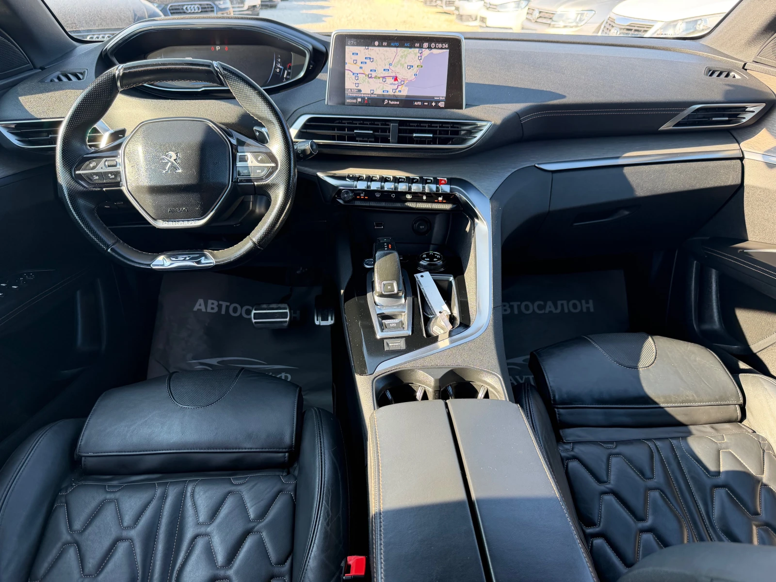 Peugeot 3008 2.0BlueHDi 180SeS EAT8 GT CAMERA 360DISTR PODGREV , снимка 8 - Автомобили и джипове - 55728735