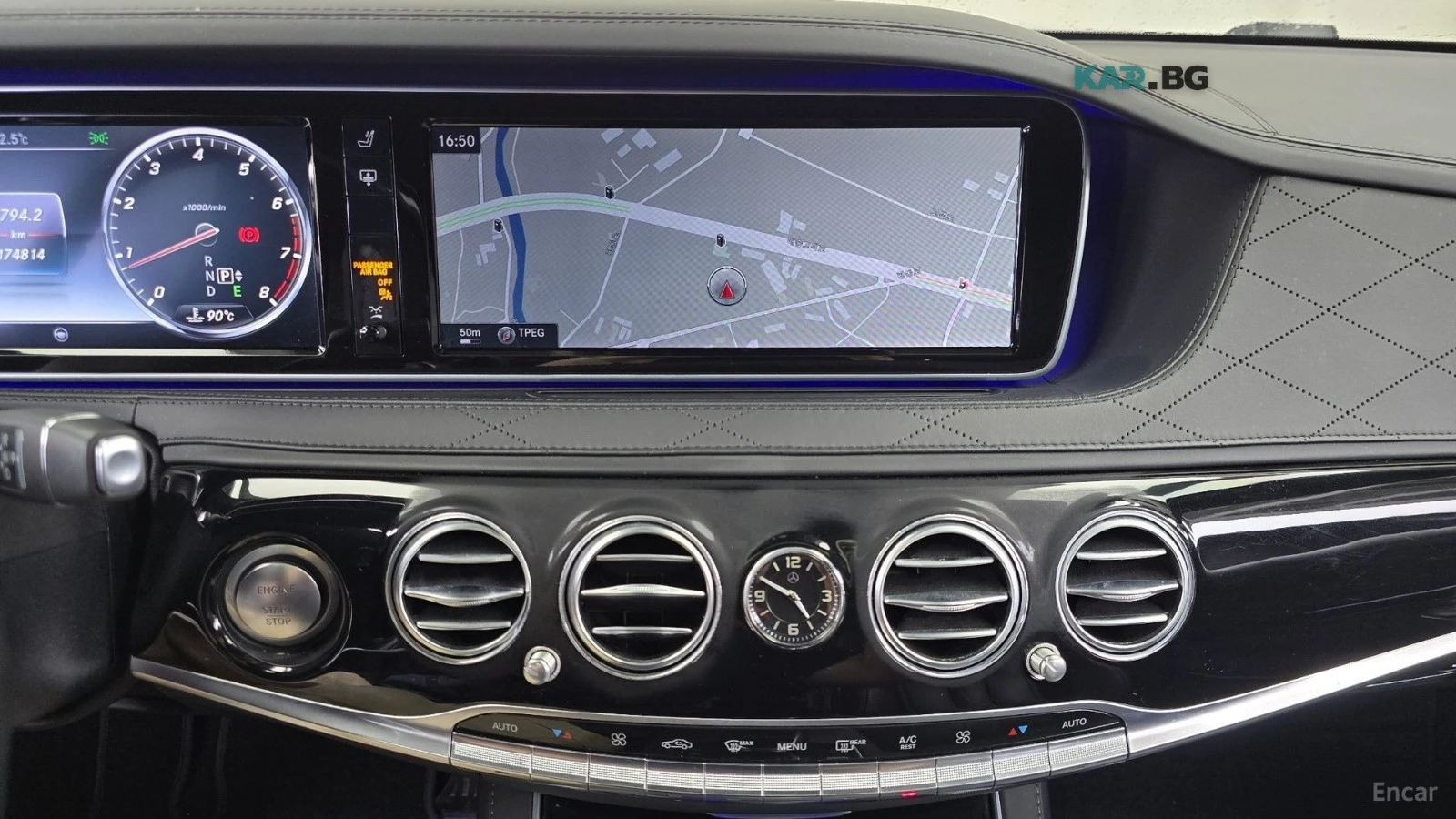 Mercedes-Benz S 600 L V12 FULL* DISTRONIC* МАСАЖ* 3D BURMESTER* TV* , снимка 10 - Автомобили и джипове - 55900248