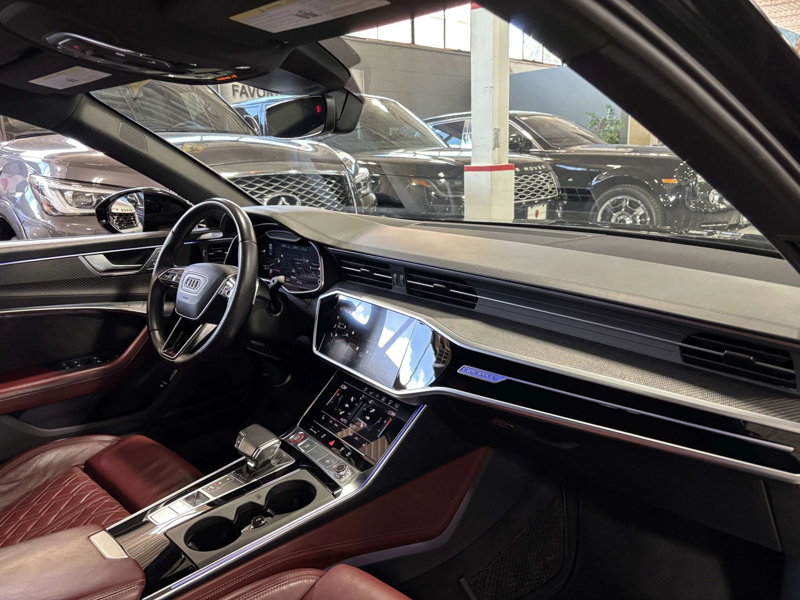 Audi S6 QUATTRO| ЧЕРВЕНА КОЖА| BANGOLUFSEN ЦЕНА ДО БГ, снимка 15 - Автомобили и джипове - 54987231