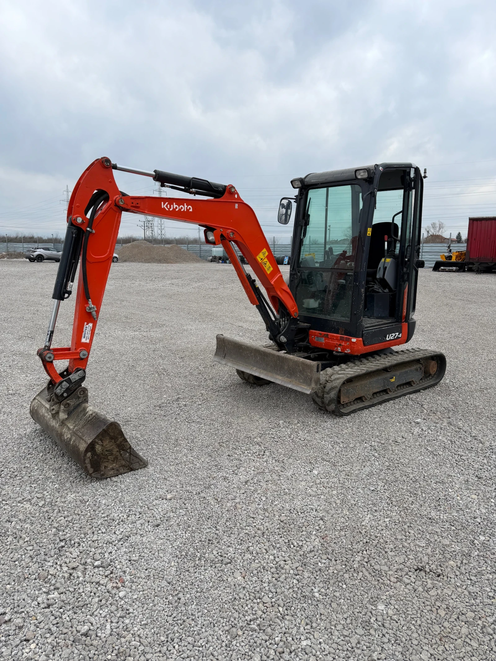 Багер Kubota U27-4, снимка 3 - Индустриална техника - 53962723