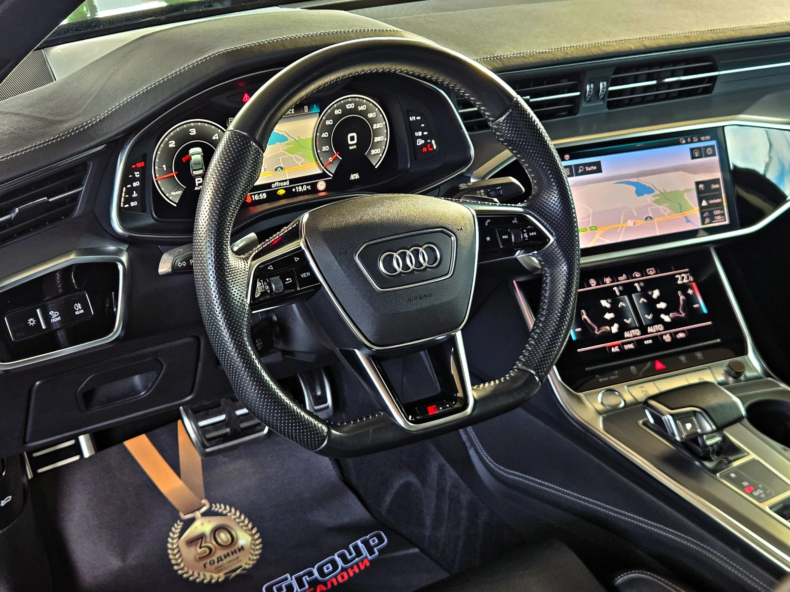 Audi A6 50TDI/MATRIX/S-LINE/CAMERA/BANG&OLUFSEN/AMBI/LIZI, снимка 10 - Автомобили и джипове - 56214395