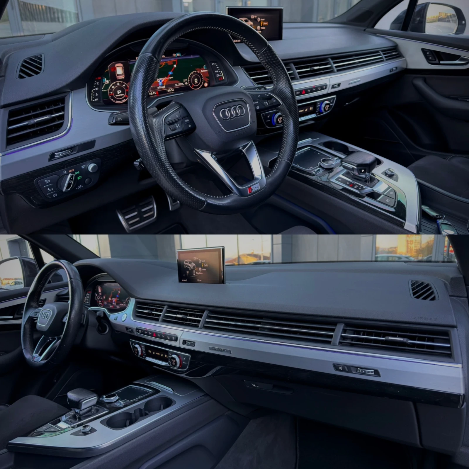 Audi Q7 3.0TDi* Matrix* QUATTRO* Digital* 3xS-line* 3xTV*  | Mobile.bg   6