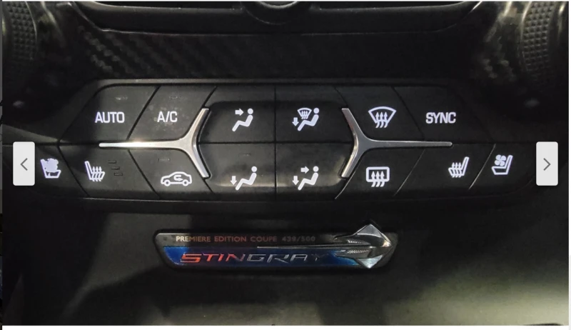 Chevrolet Corvette 6.2* V8* 3LT* PREMIERE* EDITION* STINGREY* ОБДУХВА, снимка 14 - Автомобили и джипове - 52492954