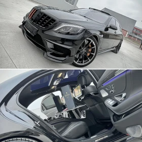 Mercedes-Benz S 63 AMG BRABUS 800 / 3xTV / PANO / CARBON / FULL MAX, снимка 17