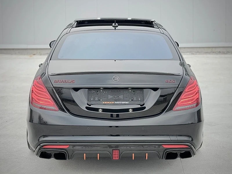 Mercedes-Benz S 63 AMG BRABUS 800 / 3xTV / PANO / CARBON / FULL MAX, снимка 5 - Автомобили и джипове - 49276166