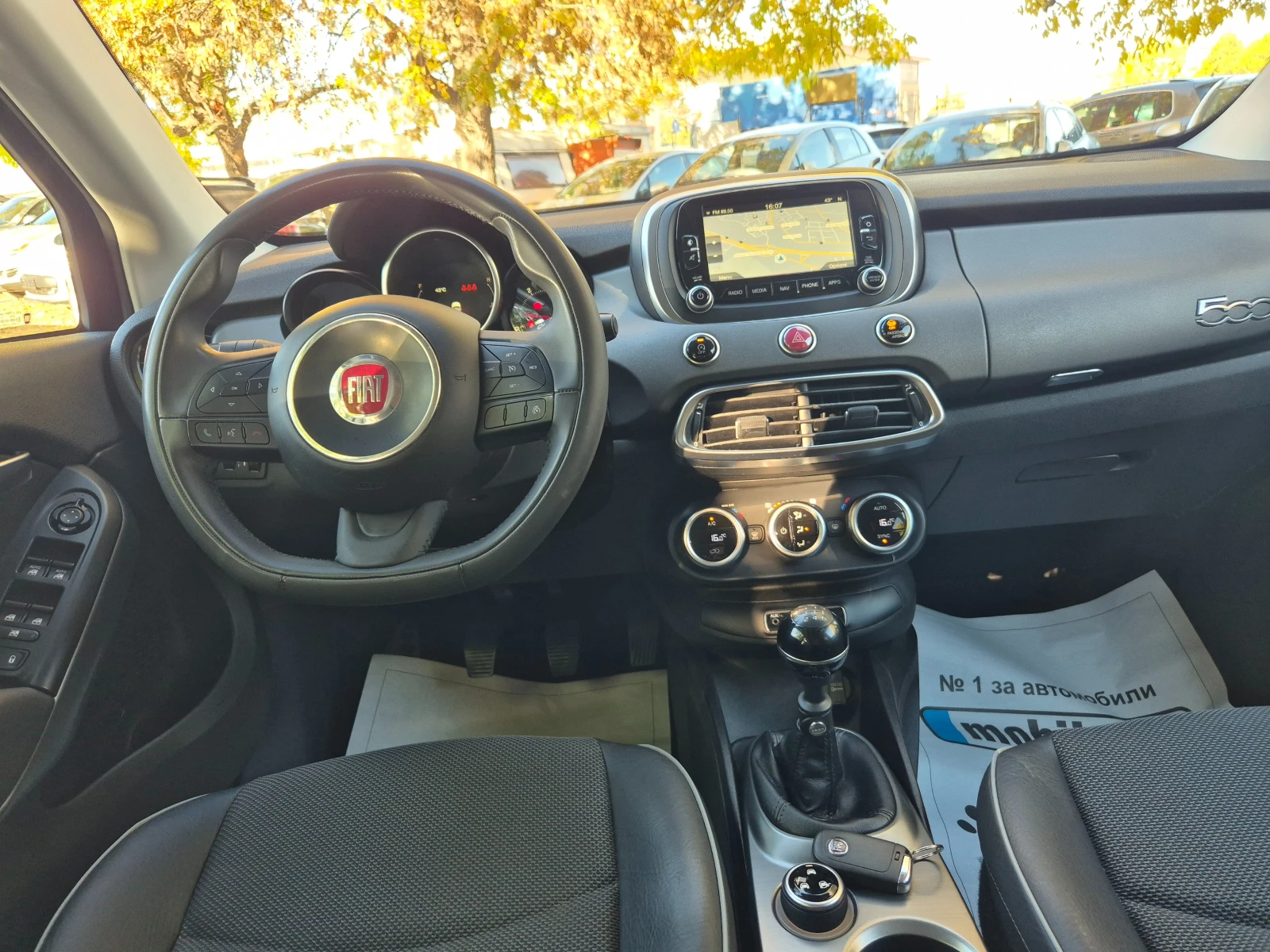 Fiat 500X 1.6JTD CROSS KEYLESS NAVI �O�� ������  | Mobile.bg � ����������� 9