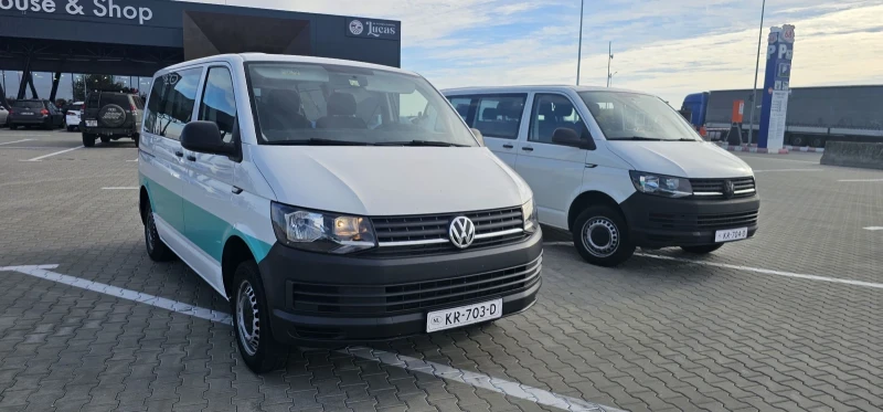 VW Transporter 2 бр. T6 МЕТАН 122 000/133 000 км, снимка 3 - Бусове и автобуси - 47620106