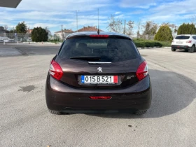 Peugeot 208 1.6-92k.c-E-HDI-ALLURE-ЛЕД-НАВИ-КОЖА-ПАНОРАМА-ТОП!, снимка 4