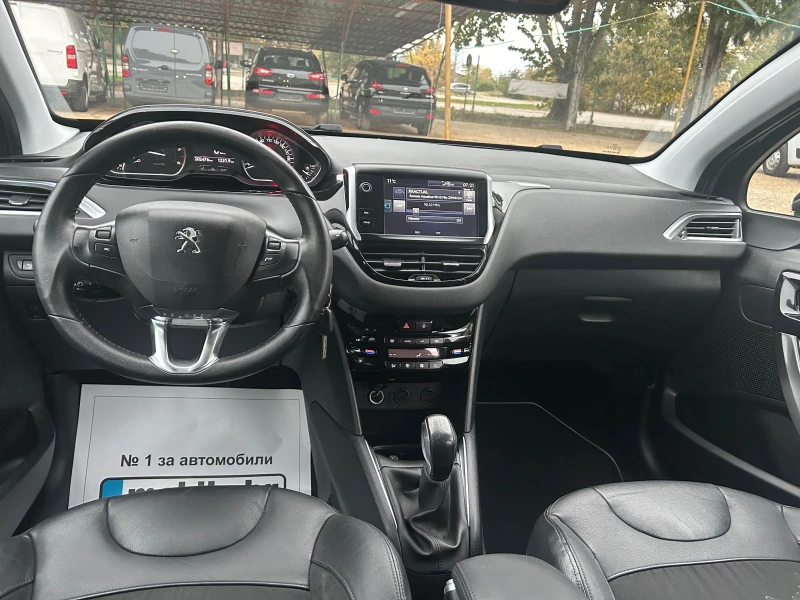 Peugeot 208 1.6-92k.c-E-HDI-ALLURE-ЛЕД-НАВИ-КОЖА-ПАНОРАМА-ТОП!, снимка 7 - Автомобили и джипове - 52206389
