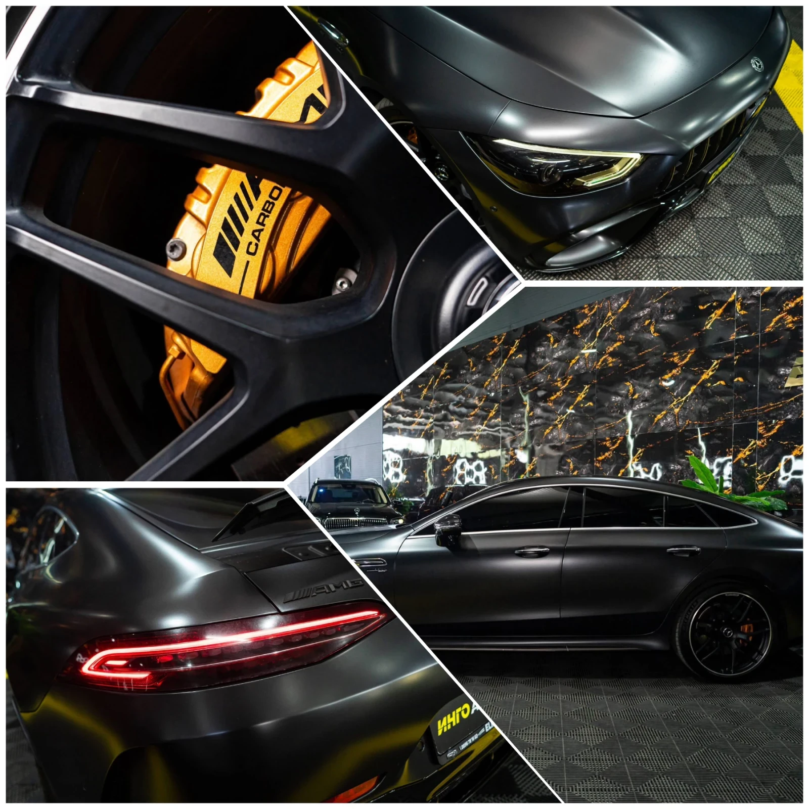 Mercedes-Benz AMG GT 63S 4MATIC+ CARBON CERAMIC LED BURM ЛИЗИНГ 100%, снимка 16 - Автомобили и джипове - 55160379