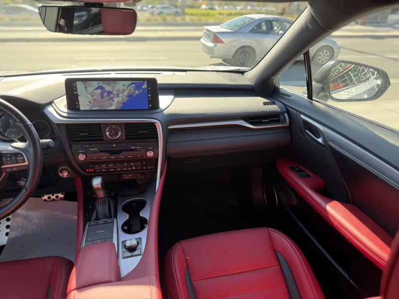 Lexus RX 350 F SPORT, RED NAPPA, ОБДУХВАНЕ, ПОДГРЕВИ, КЕYLESS, , снимка 10 - Автомобили и джипове - 52522665