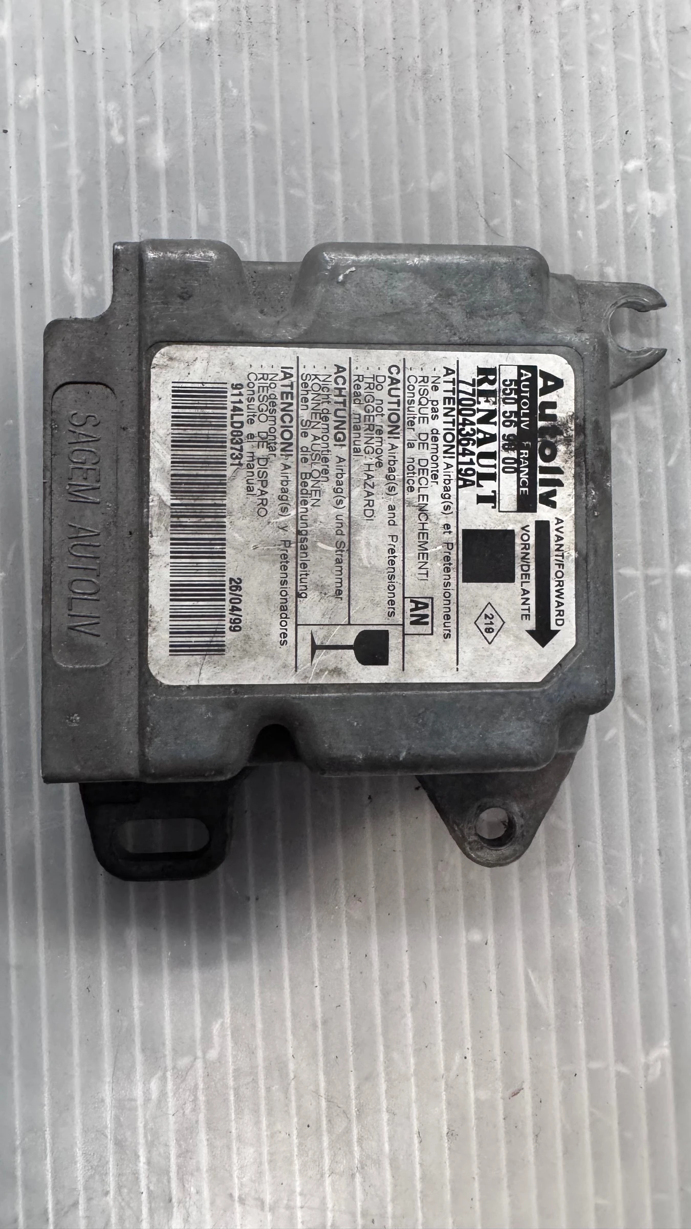 Airbag  /  /  a Renault Scenic - 7700436419A / 550569000 | Mobile.bg   2