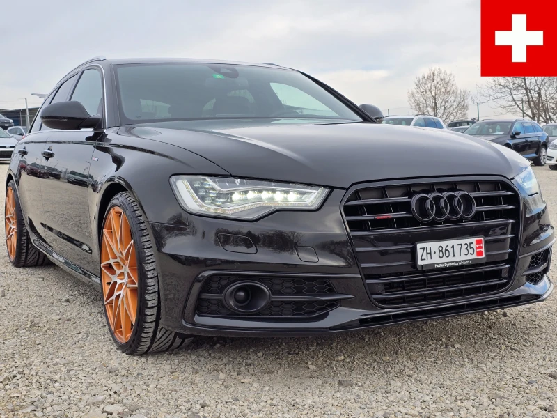 Audi A6 3.0 BiTDI/3X S-LINE/HEAD UP/ACT.SOUND/FULL/ШВЕЙЦ., снимка 1 - Автомобили и джипове - 48897996