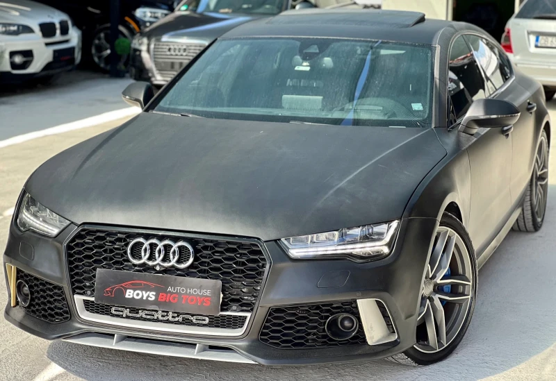 Audi A7 RS* S-Line* Distronik* HeadUP* Обдухване* Подгрев*, снимка 2 - Автомобили и джипове - 51907916