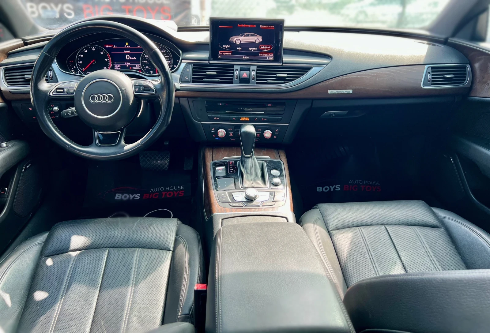 Audi A7 RS* S-Line* Distronik* HeadUP* Обдухване* Подгрев* - изображение 9