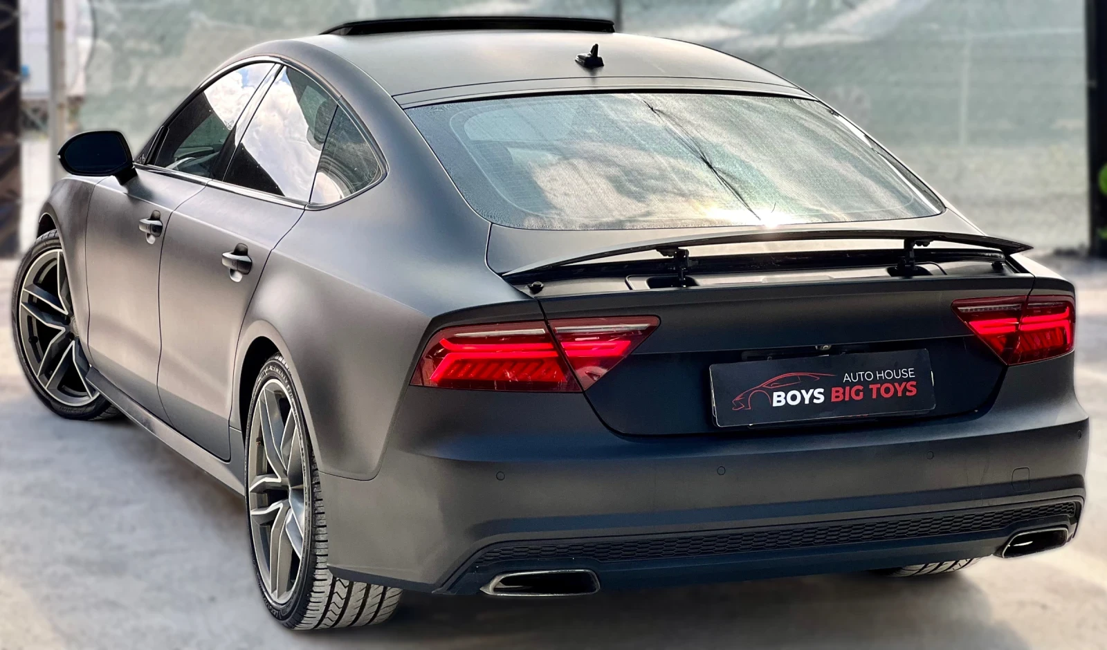 Audi A7 RS* S-Line* Distronik* HeadUP* Обдухване* Подгрев* - изображение 5
