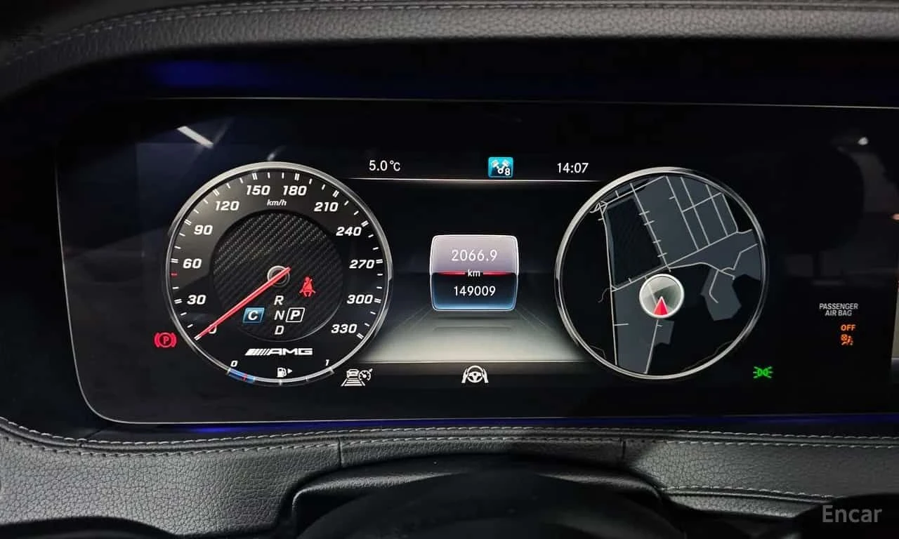 Mercedes-Benz S 63 AMG 4MATIC+ /ОБДУХВАНЕ/ПАНОРАМА/ДИСТРОНИК/360, снимка 8 - Автомобили и джипове - 55684117