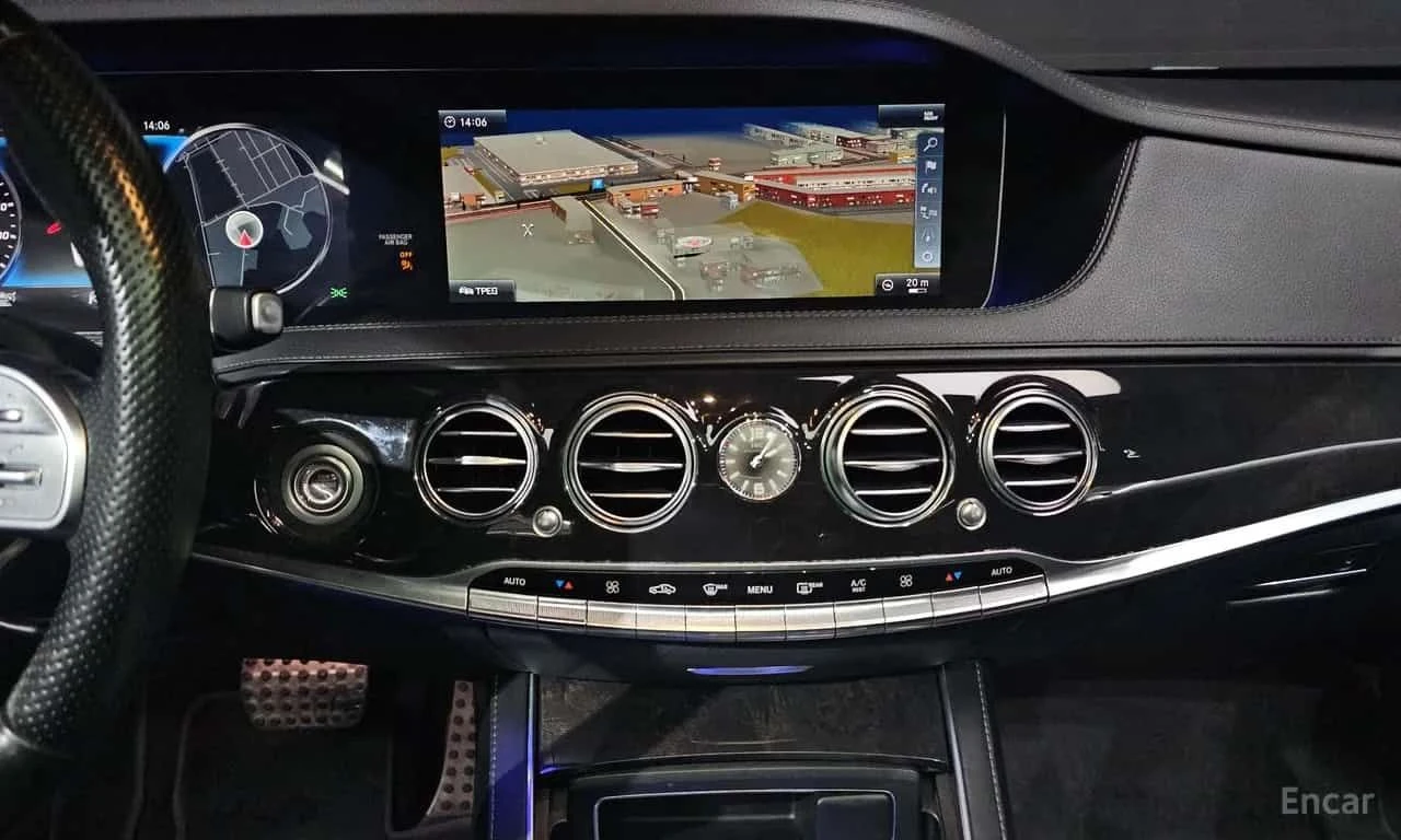 Mercedes-Benz S 63 AMG 4MATIC+ /ОБДУХВАНЕ/ПАНОРАМА/ДИСТРОНИК/360, снимка 14 - Автомобили и джипове - 55684117
