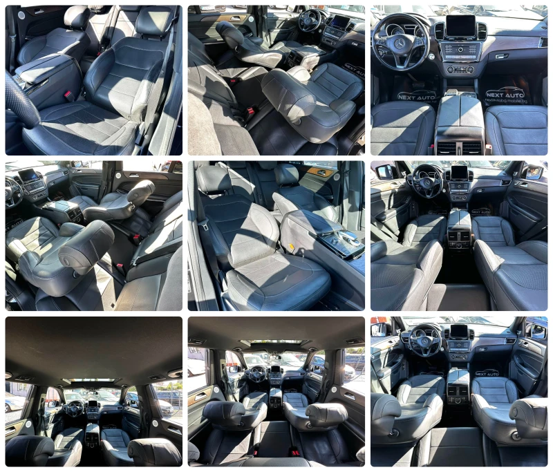 Mercedes-Benz GLS 500 4.7i V8 456HP AMG NIGHT PACK B&O HUD, снимка 11 - Автомобили и джипове - 51811360