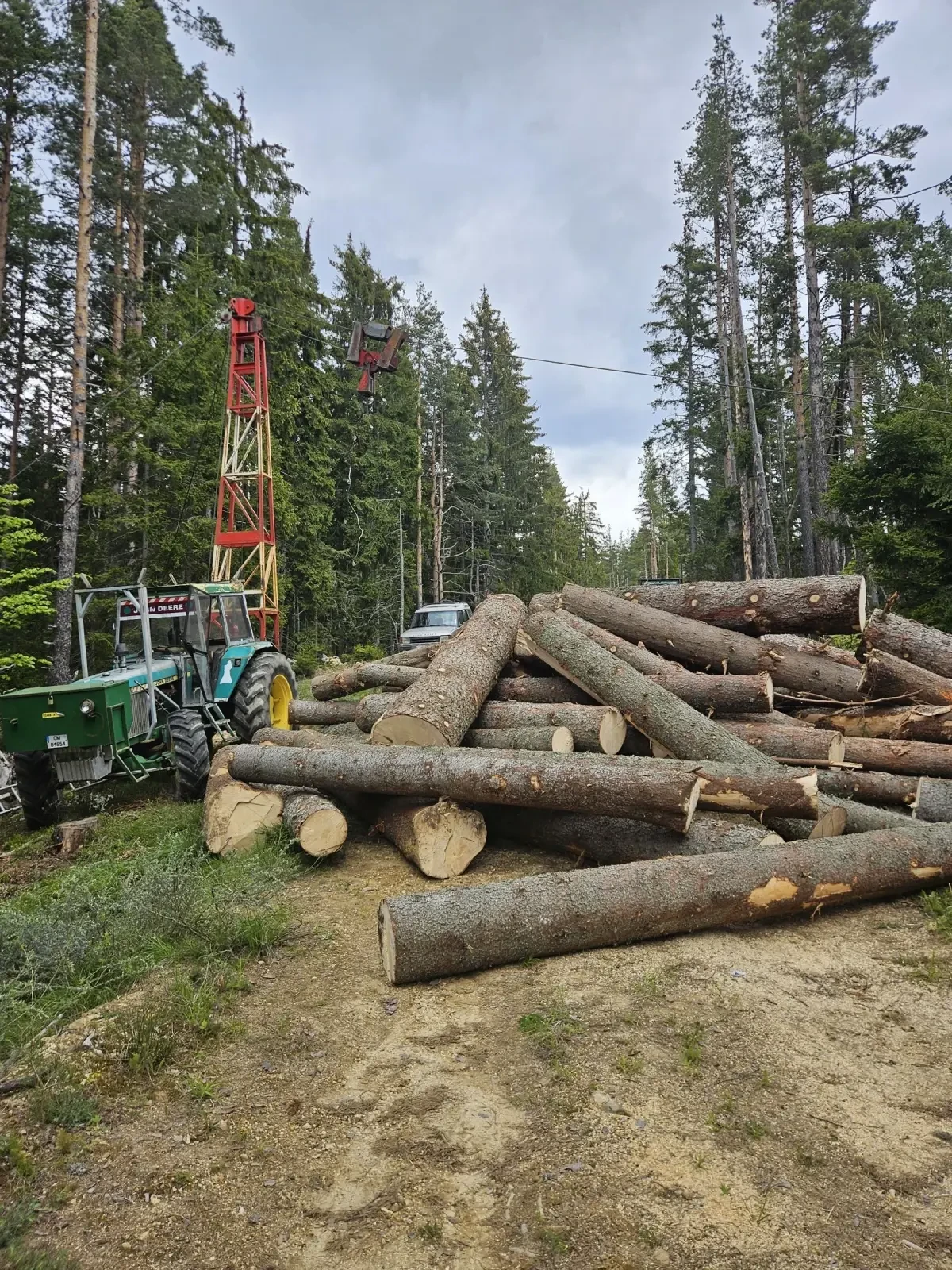 Специализирани машини Машини за дърводобив John Deere 3040 + Koller k300 - изображение 3