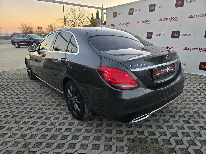 Mercedes-Benz C 220 2.2CDI-170кс= АВТОМАТ= AMG LINE= ПАНОРАМА= KEYLESS, снимка 5 - Автомобили и джипове - 52805611